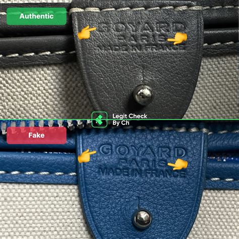 real vs fake goyard purse|goyard bag real thing.